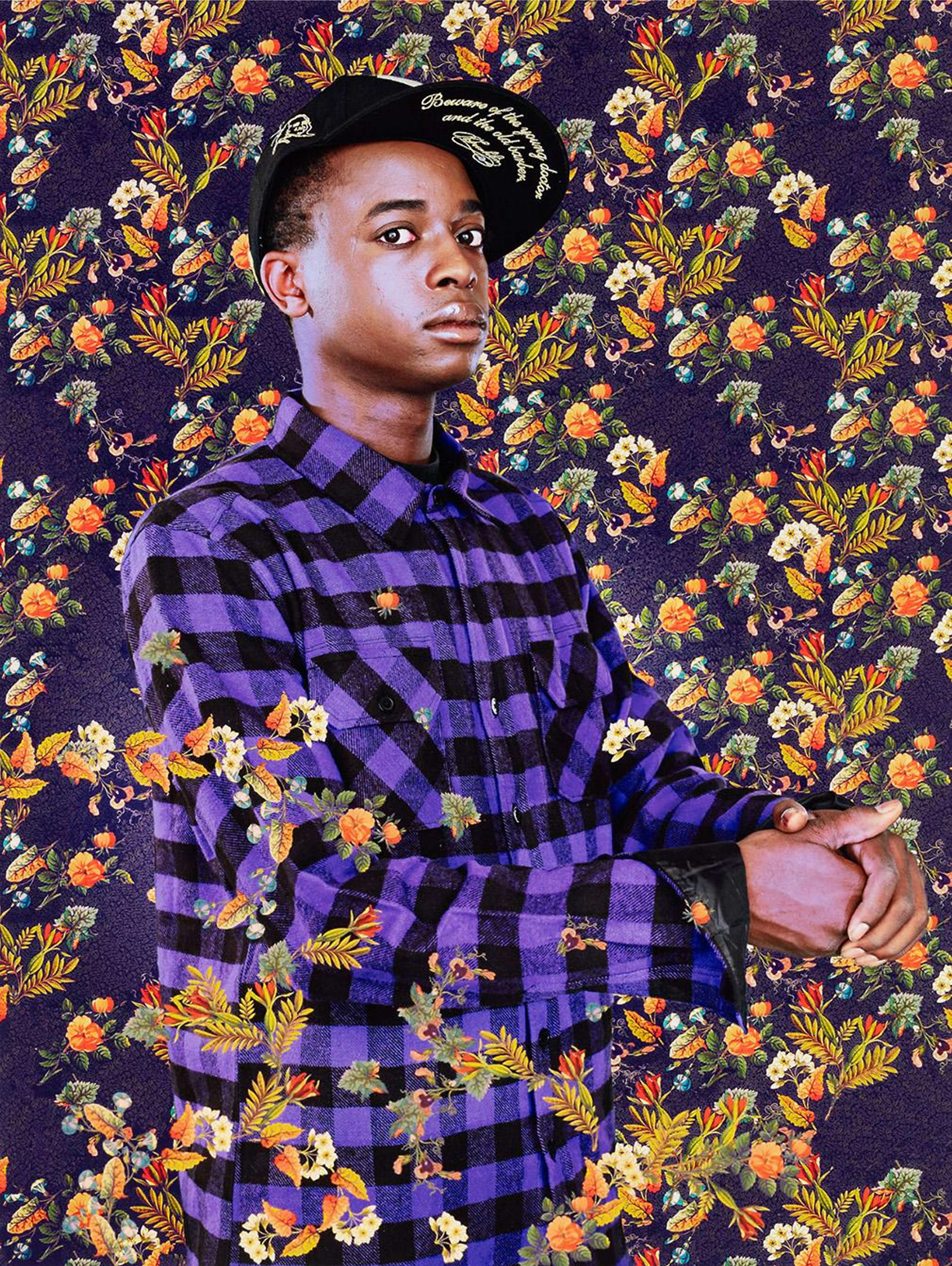 After Albrecht Dürer’s Self Portrait (Olufemi Akiwumi-Assani) - Signed Print by Kehinde Wiley 2009 - MyArtBroker