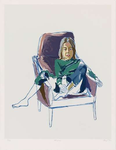 Olivia - Signed Print by Alice Neel 1980 - MyArtBroker