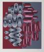 Victor Vasarely: Texture - Signed Print