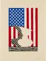 Jasper Johns: Untitled (Flag And Vase) - Signed Print