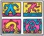 Keith Haring: Pop Shop Quad II - Signed Print