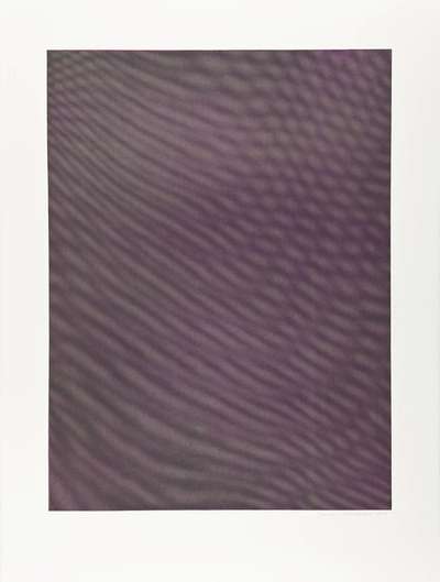 Mesh Moire V - Signed Print by Tauba Auerbach 2012 - MyArtBroker