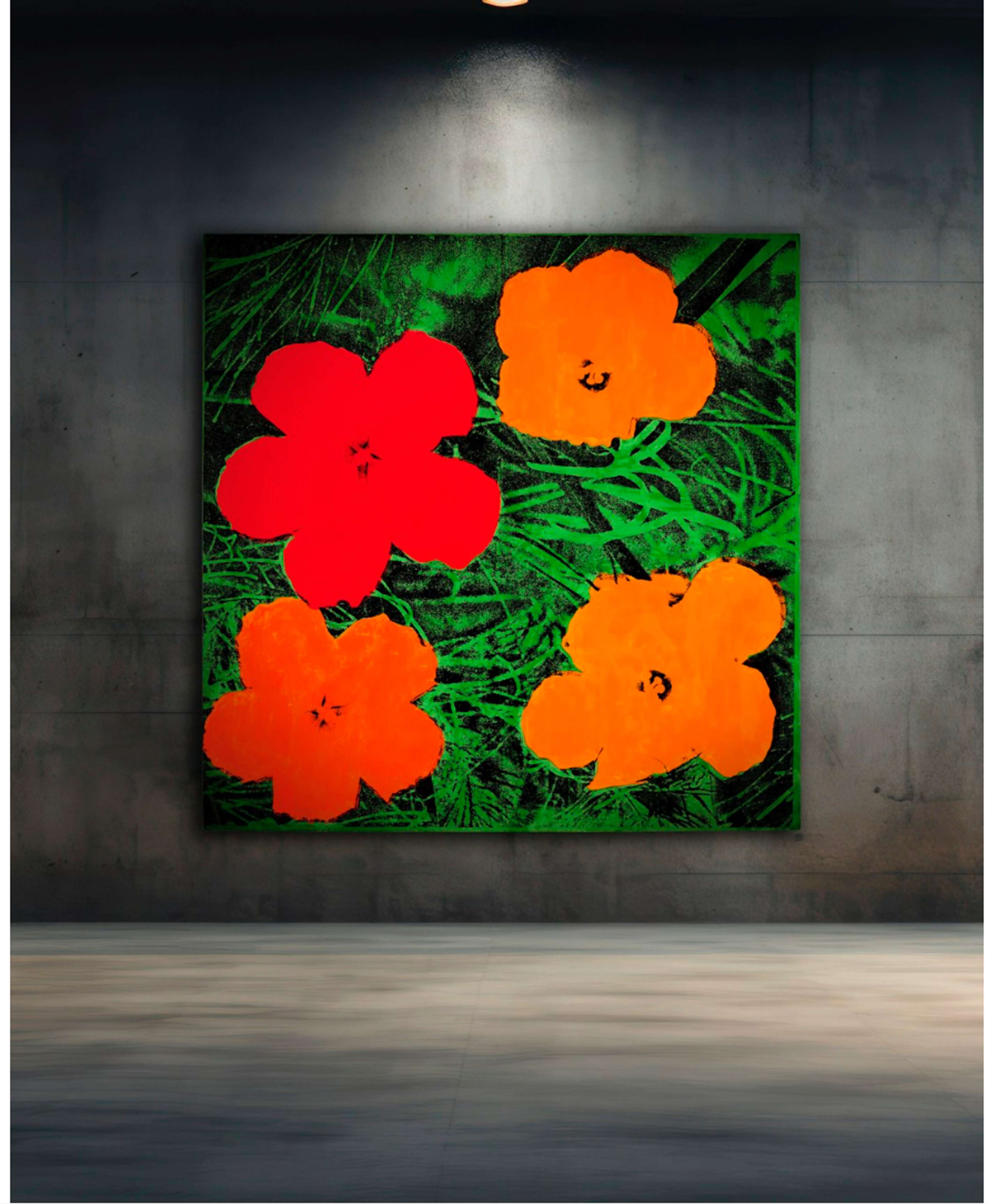 Fleurs par Andy Warhol 1964