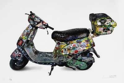 Scooter - Signed Print by Invader 2015 - MyArtBroker