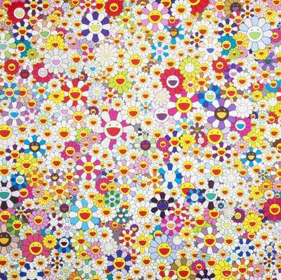 KaiKai Kiki And Me: Open Your Hands Wide Embrace Happiness - Signed Print by Takashi Murakami 2010 - MyArtBroker
