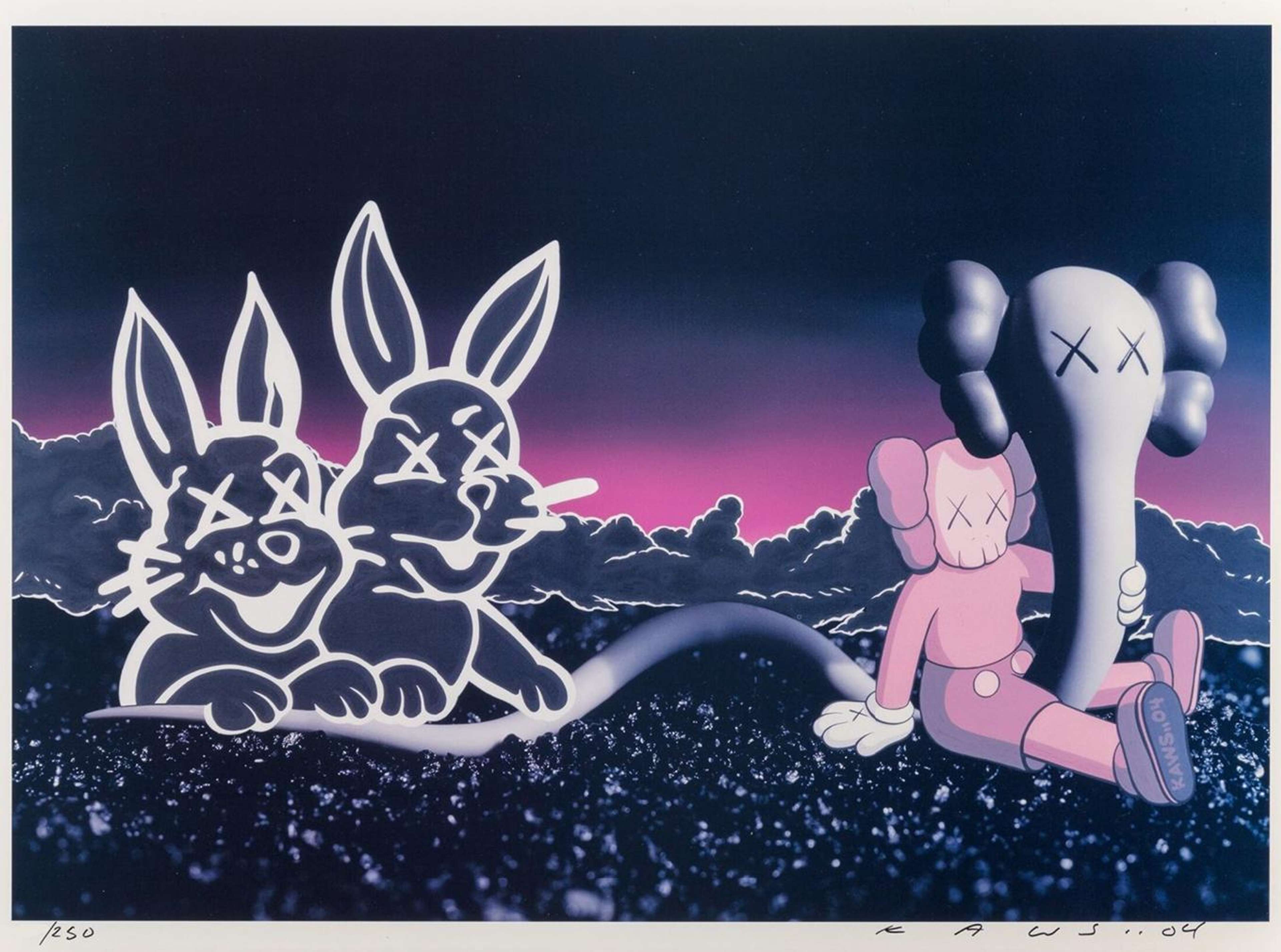 Undefeated Billboard - Signed Print by KAWS 2004 - MyArtBroker