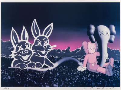 Undefeated Billboard - Signed Print by KAWS 2004 - MyArtBroker