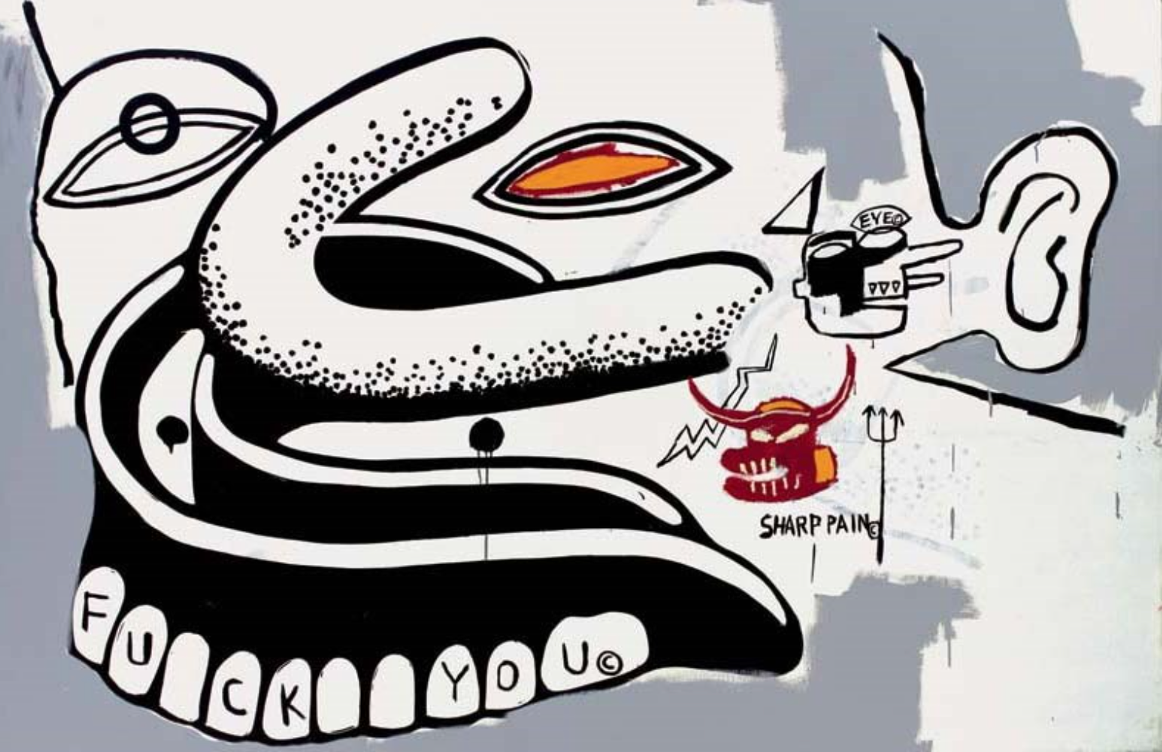Fuck You, Dentures par Andy Warhol et Jean-Michel Basquiat - MyArtBroker