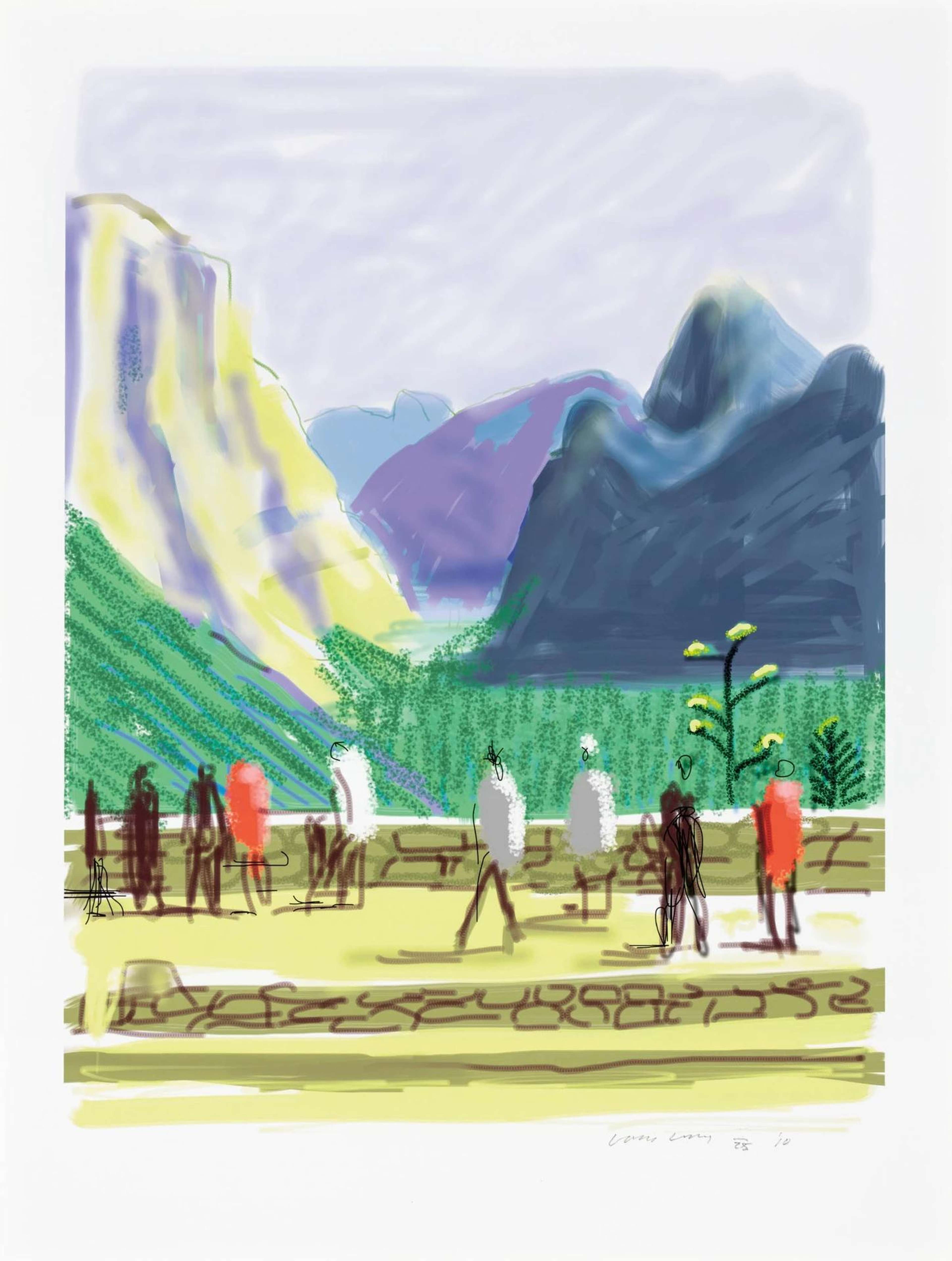 The Yosemite Suite 15 by David Hockney