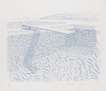 Lithographic Water Made Of Lines - Signed Print