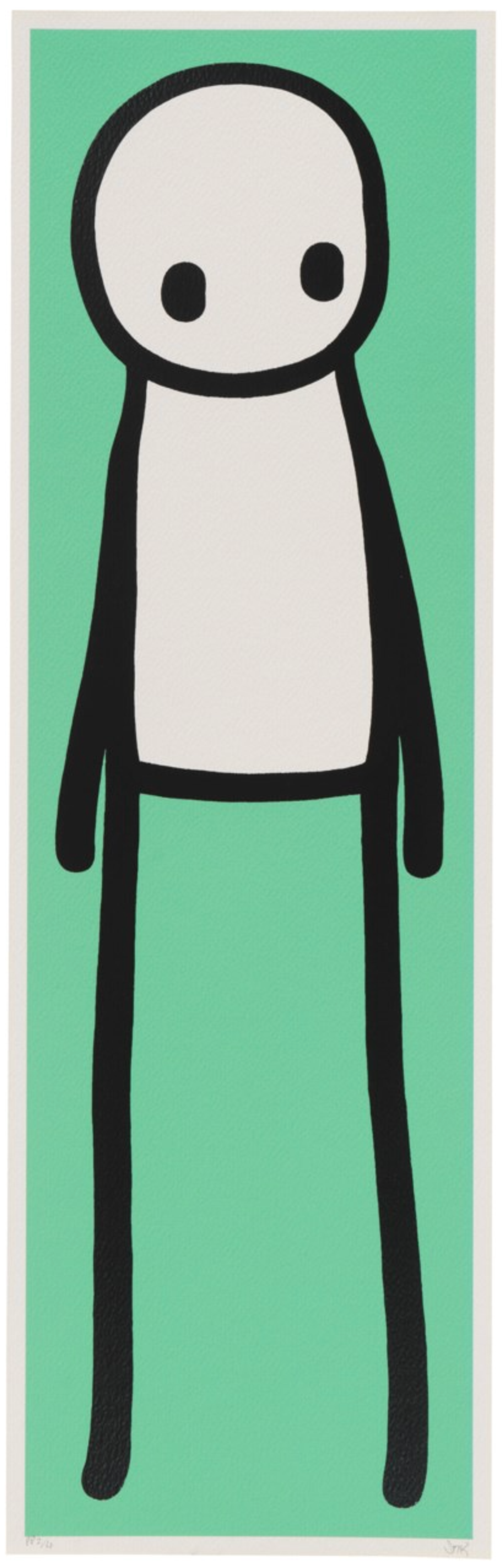 Figure debout (vert menthe) (PP) par STIK - MyArtBroker