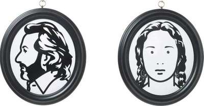 Luc And Ludivine Get Married. (pair 02) - Signed Print by Julian Opie 2007 - MyArtBroker