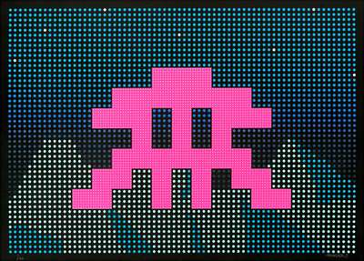 LED - Signed Print by Invader 2017 - MyArtBroker