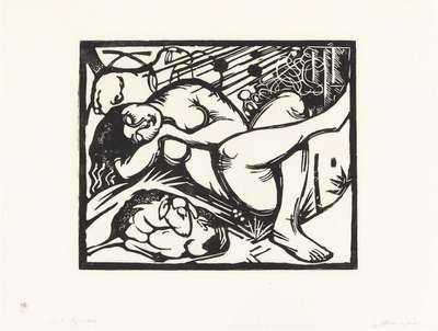 Sleeping Shepherdesses - Unsigned Print by Franz Marc 1912 - MyArtBroker