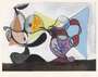 Pablo Picasso: Nature Morte Aux Poires Et Au Pichet - Signed Print