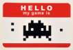 Hello My Game Is (red) - Signed Print
