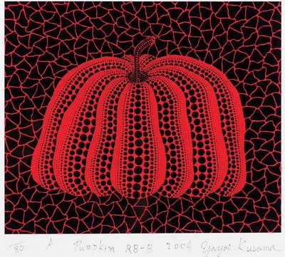 Pumpkin (RB-B) - Signed Print by Yayoi Kusama 2004 - MyArtBroker