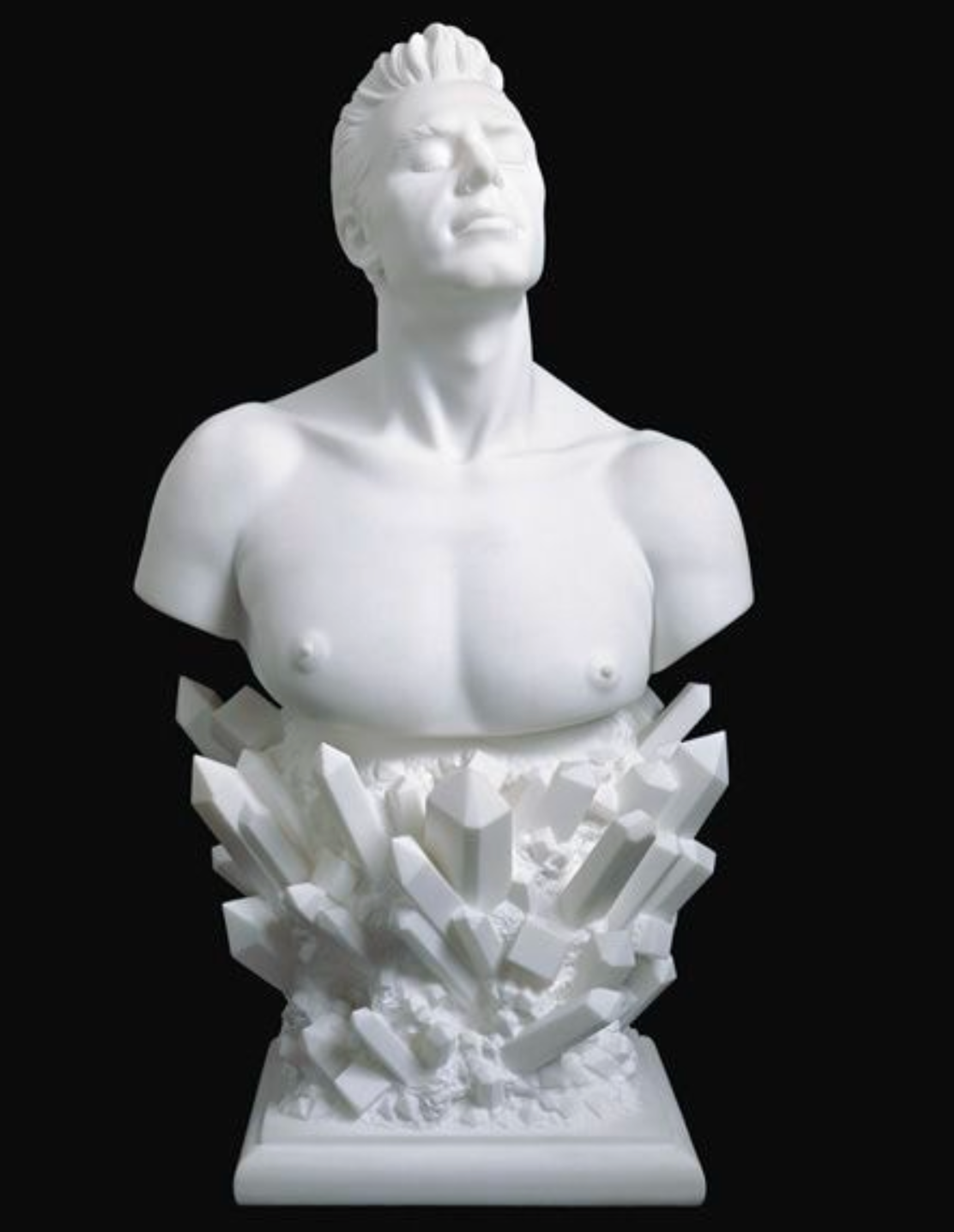 Self Portrait, Marbre par Jeff Koons
