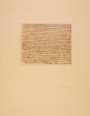 Cy Twombly: Note I - Signed Print