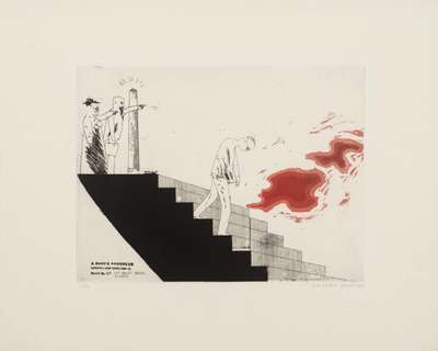 The Wallet Begins To Empty - Signed Print by David Hockney 1963 - MyArtBroker