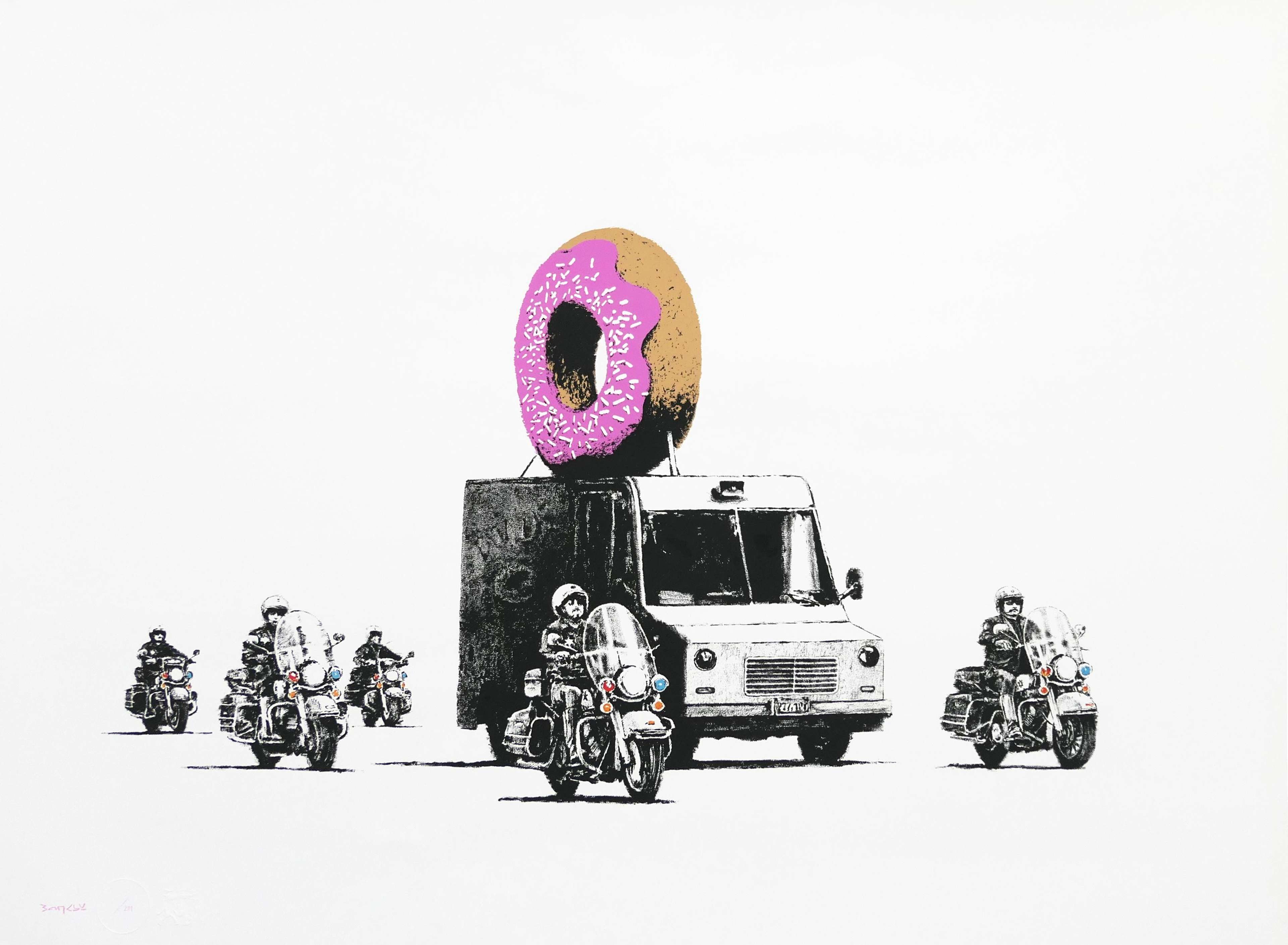 Donuts, Strawberry de Banksy
