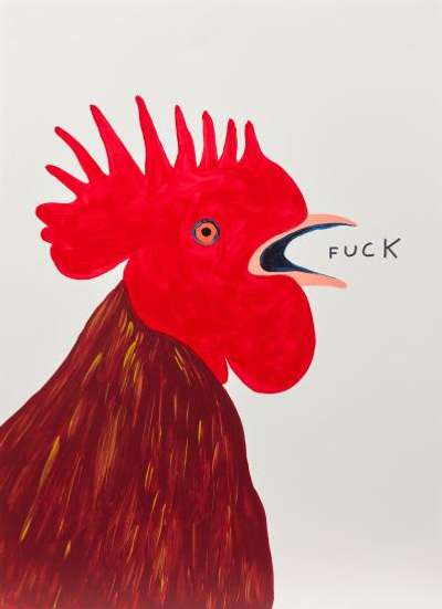 Fuck - Signed Print by David Shrigley 2021 - MyArtBroker