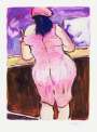 Bob Dylan: Woman In Red Lion Pub Pink (2018) - Signed Print