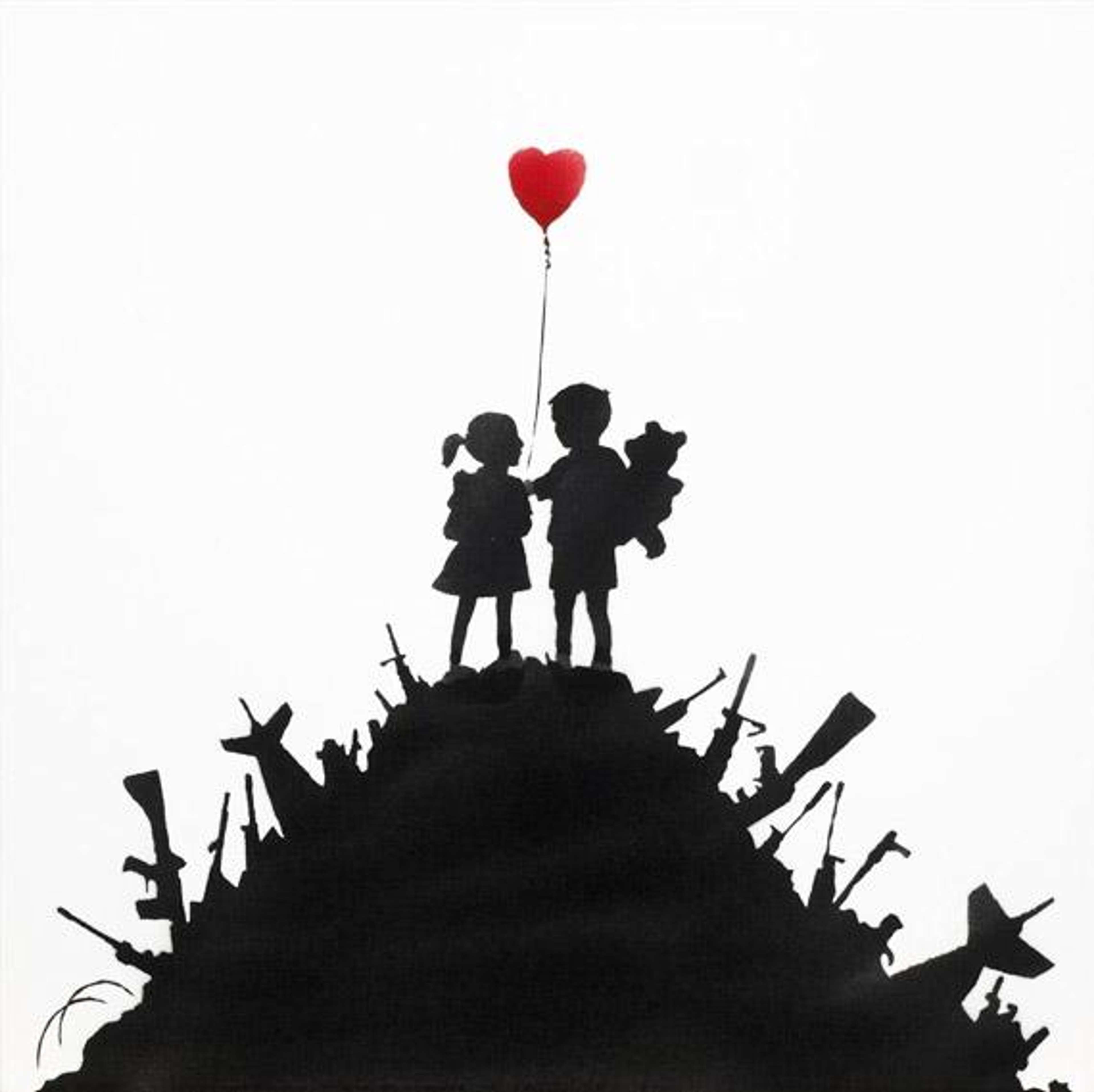 Kids On Guns by Banksy