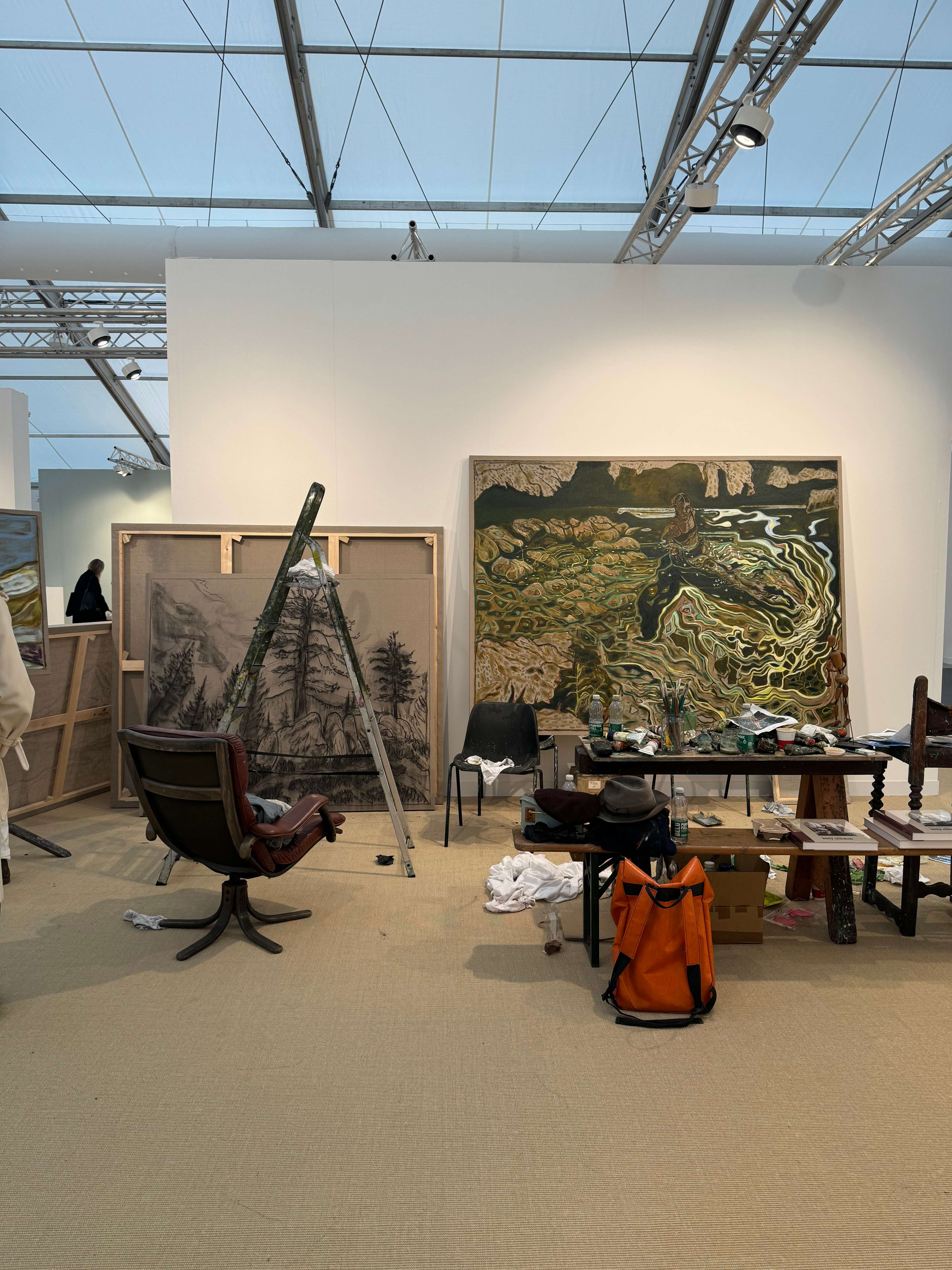 La galerie Lehmann Maupin à Frieze 2024.