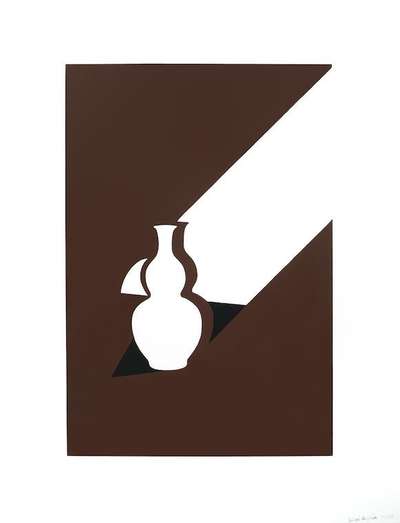 Arita Flask, White - Signed Print by Patrick Caulfield 1990 - MyArtBroker