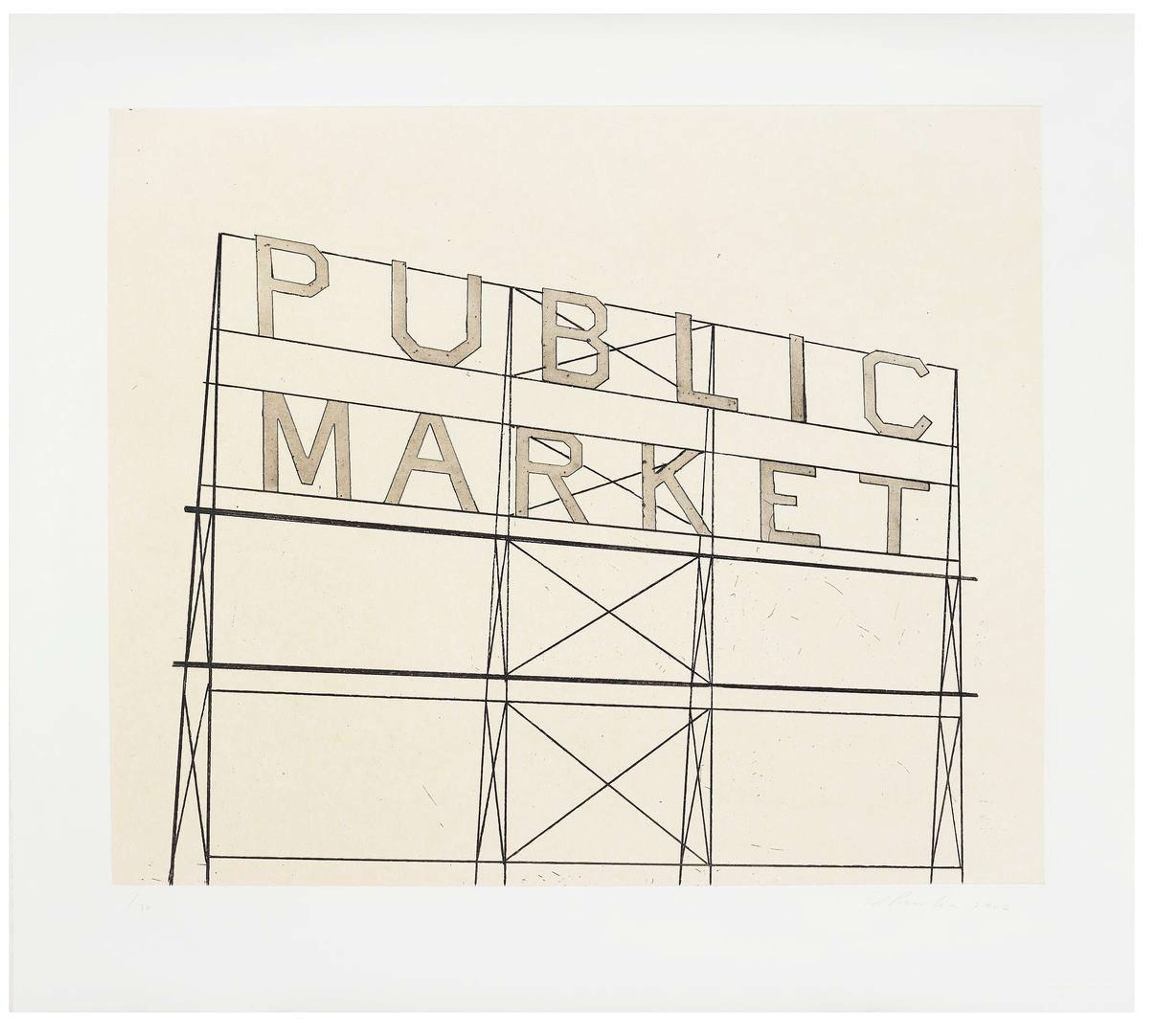 Public Market d'Ed Ruscha