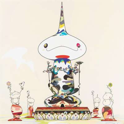 Reversed Double Helix Mega Power - Signed Print by Takashi Murakami 2005 - MyArtBroker