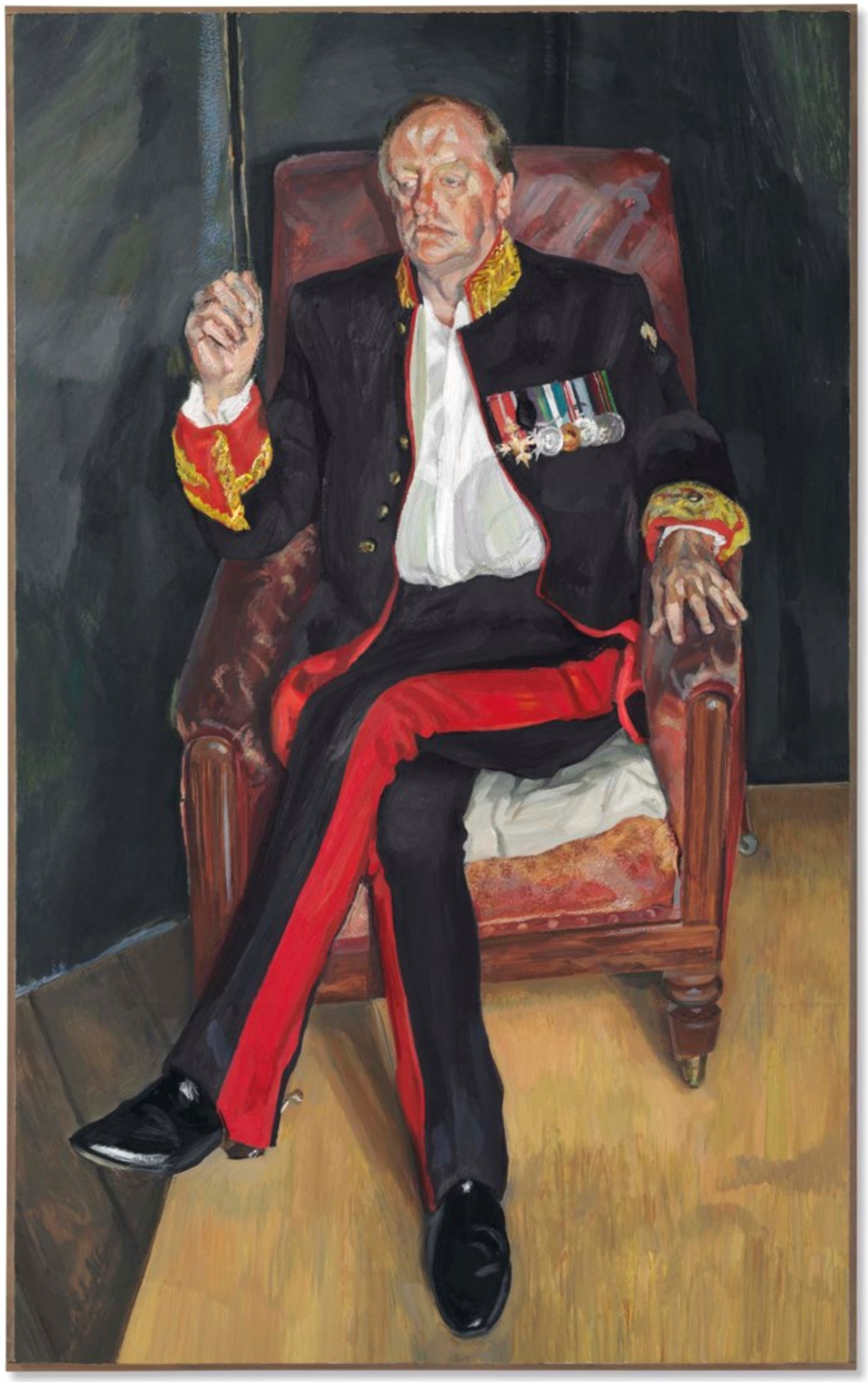 The Brigadier by Lucian Freud - Christie's 