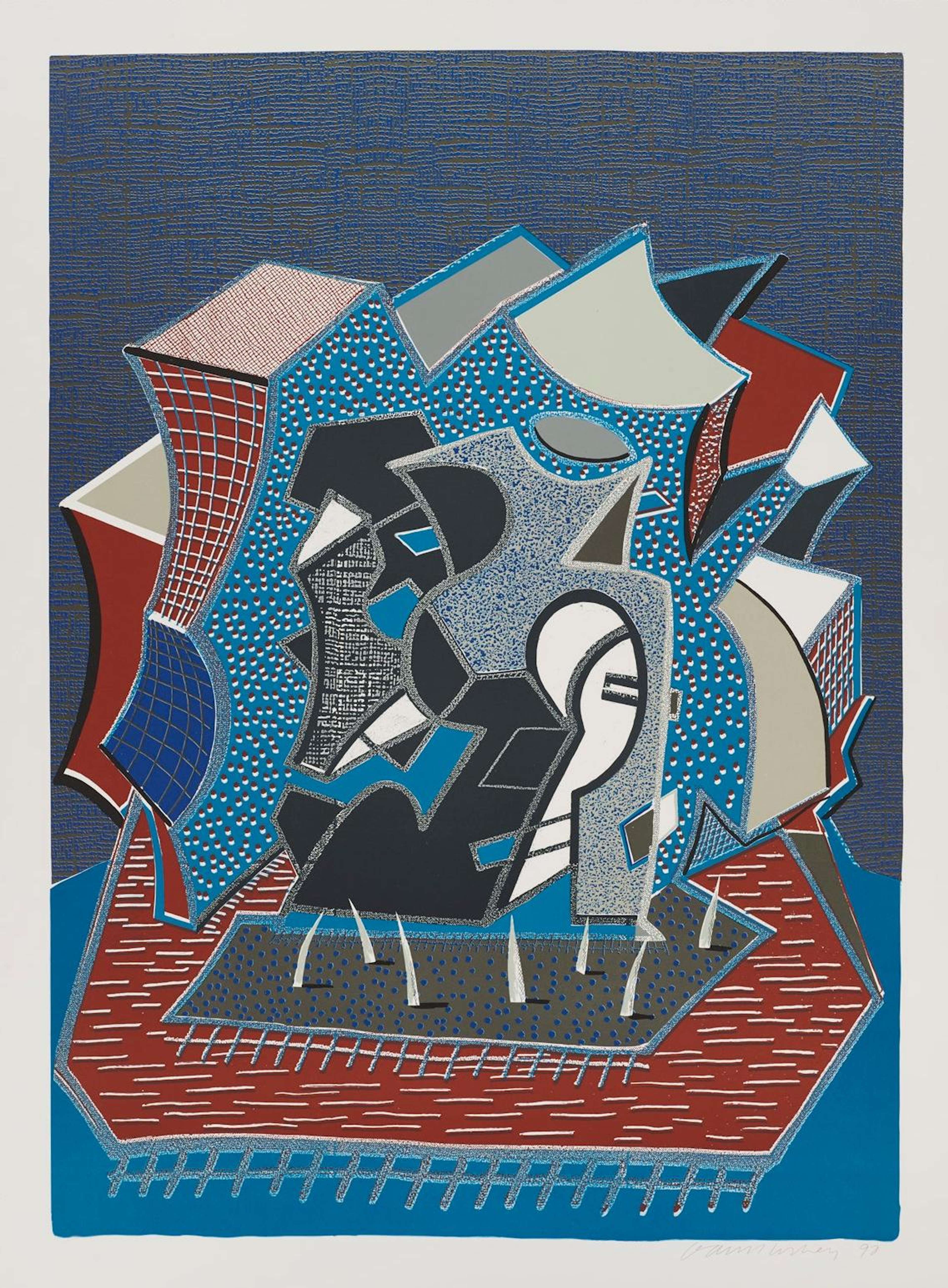 Tres (End Of Triple) - Signed Print by David Hockney 1990 - MyArtBroker