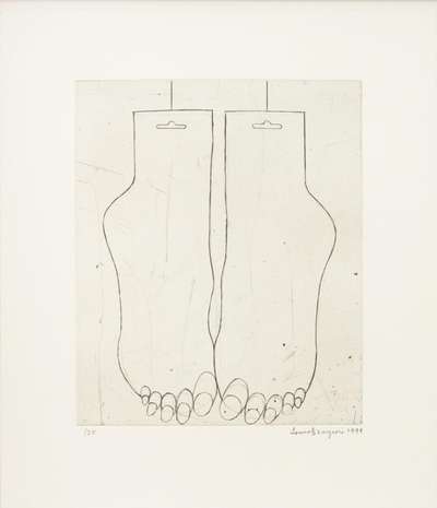 Feet - Signed Print by Louise Bourgeois 1999 - MyArtBroker