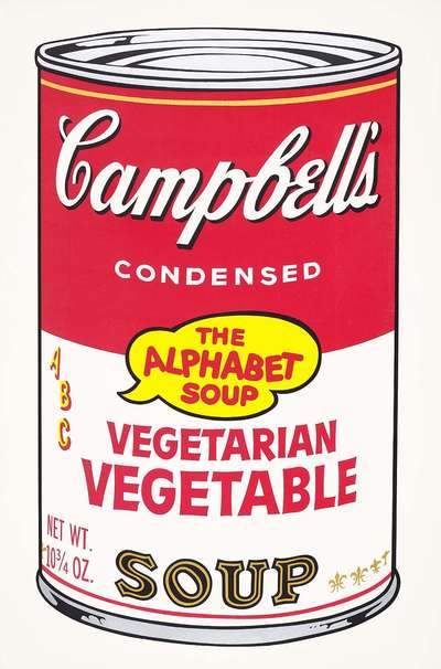 Campbell's Soup II, Vegetarian Vegetable (F. & S. II.56) - Signed Print by Andy Warhol 1969 - MyArtBroker