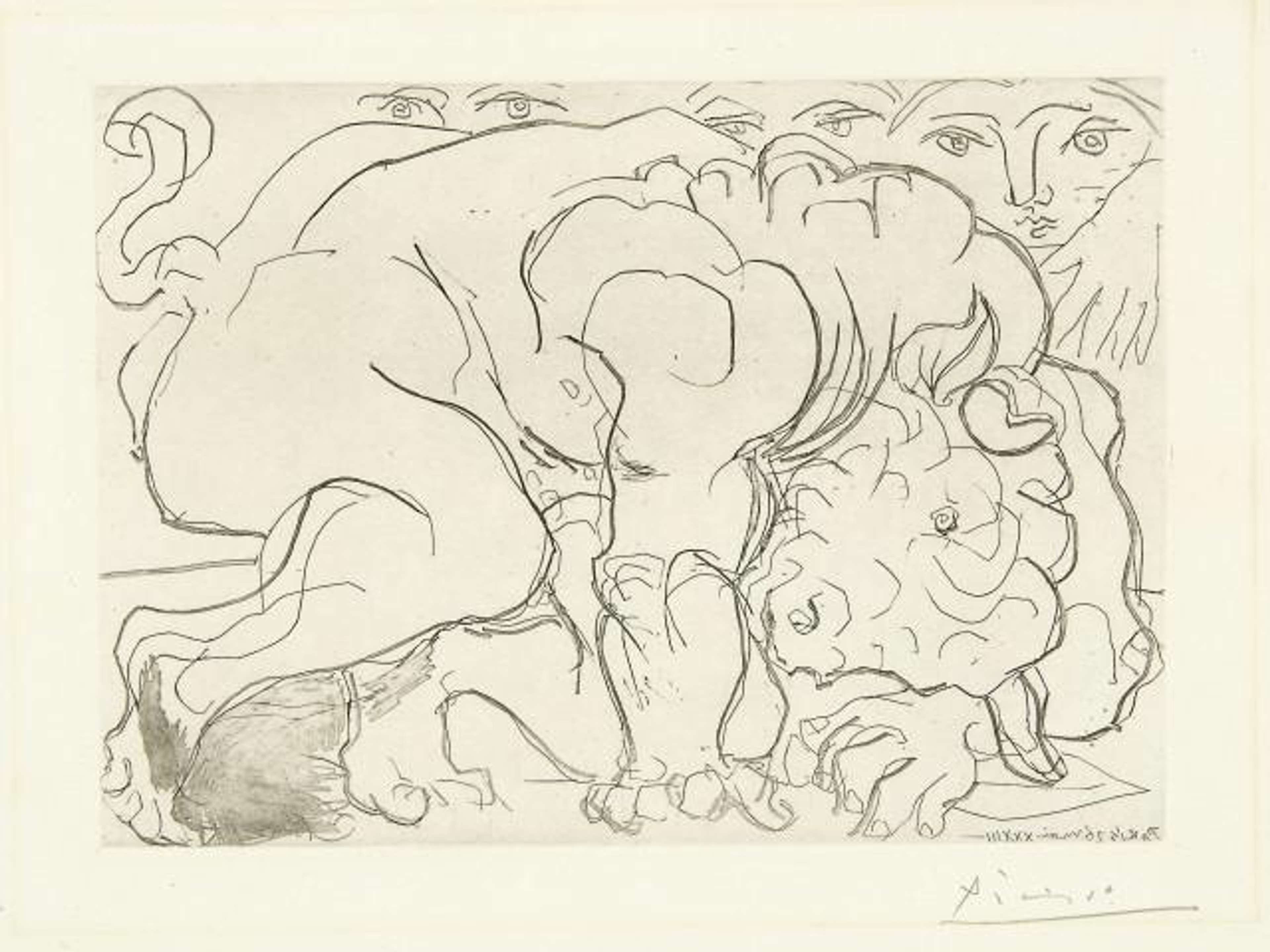 Minotaure Blessé (La Suite Vollard) - Signed Print by Pablo Picasso 1934 - MyArtBroker