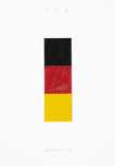 Schwarz Rot Gold I - Signed Mixed Media