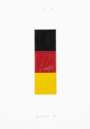 Gerhard Richter: Schwarz Rot Gold I - Signed Mixed Media