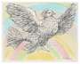 Pablo Picasso: Colombe Volant À L'Arc-En-Ciel - Signed Print