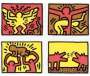 Keith Haring: Pop Shop Quad IV - Unsigned Print