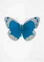 Damien Hirst: The Souls II (turquoise, silver gloss, blind impression) - Signed Print