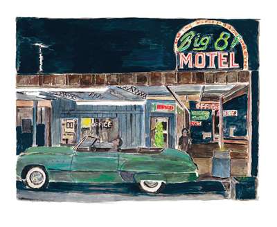 Staring At The Moon - Signed Print by Bob Dylan 2017 - MyArtBroker