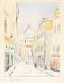 Maurice Utrillo: Le Dome Du Sacre Coeur - Signed Print