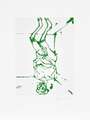 Georg Baselitz: Serpentine (Green) - Signed Print