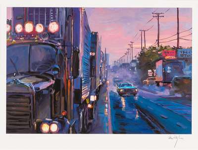 Omaha Rain - Signed Print by Bob Dylan 2023 - MyArtBroker