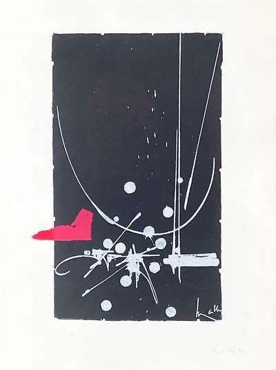 Untitled - Signed Print by Georges Mathieu 1960 - MyArtBroker