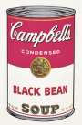 Andy Warhol: Campbell's Soup I, Black Bean (F. & S. II.44) - Signed Print