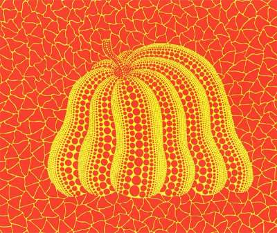 Pumpkin (YOR-A) , Kusama 326 - Signed Print by Yayoi Kusama 2004 - MyArtBroker