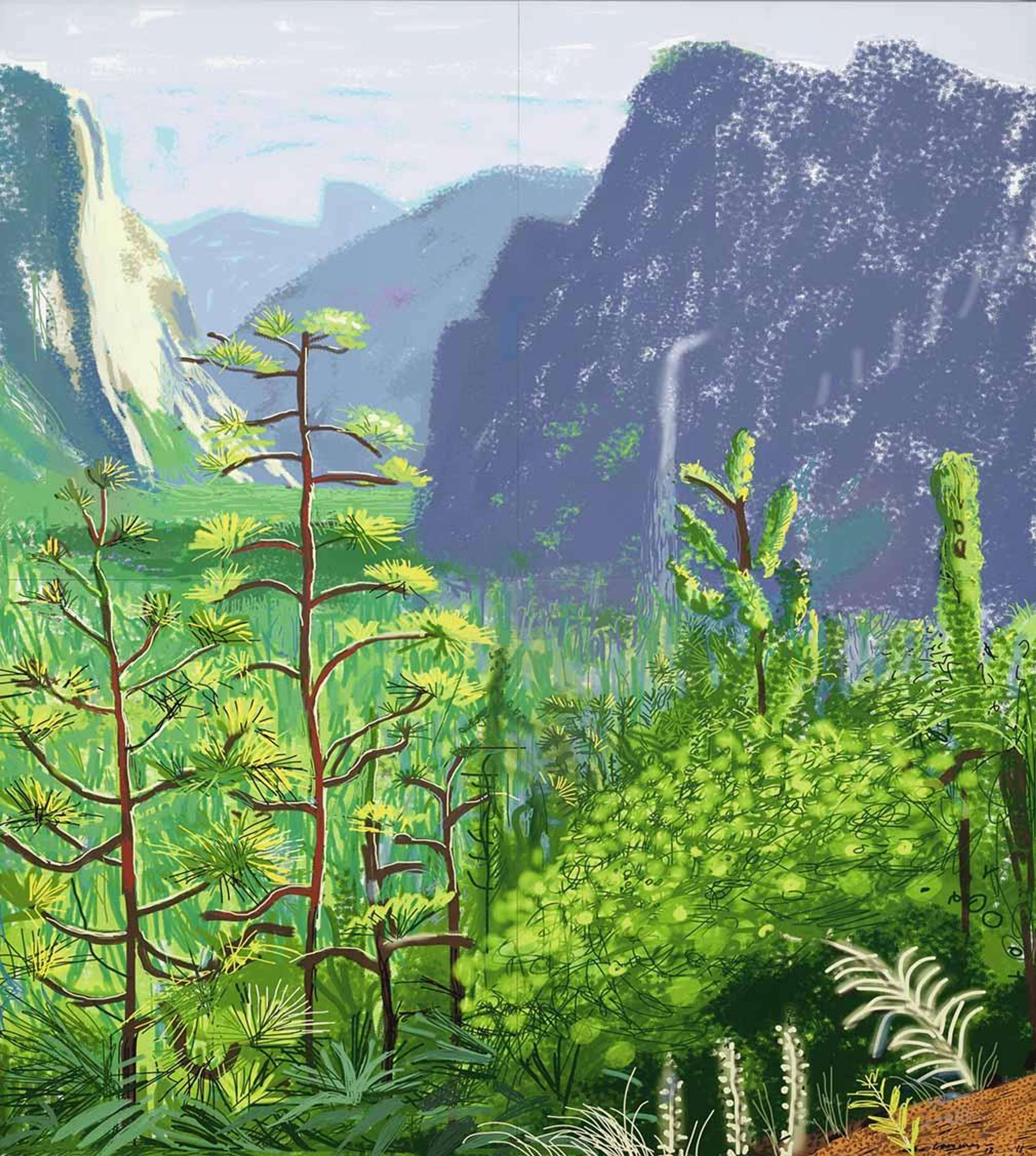 Yosemite I, 16 octobre 2011 par David Hockney - MyArtBroker